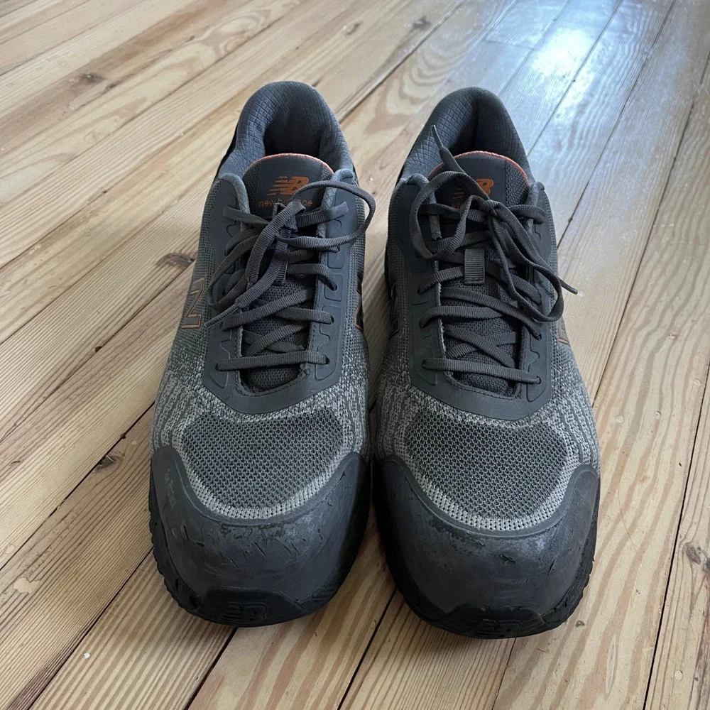 New Balance Speedware‎ Mens Size 14 Gray Black Composite Toe Safety Work Shoes
